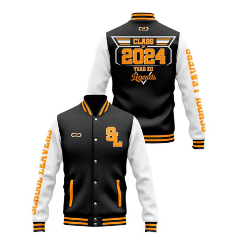 Premium Varsity Fleece Jacket with Lining (Front/Back) - Coast 2 Coast Sports